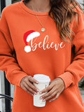 BELIEVE Graphic Tunic Sweatshirt Aaria Tees
