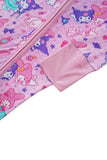 PoshTOT Sanrio Kuromi Bamboo Baby Convertible Zippy Romper - Aaria Tees Aaria Tees