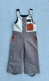 Waterproof Snow bib for youth and toddler Aaria Tees