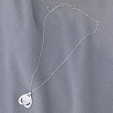 Sterling Tibetan Devoted Heart Necklace - Aaria Tees Aaria Tees