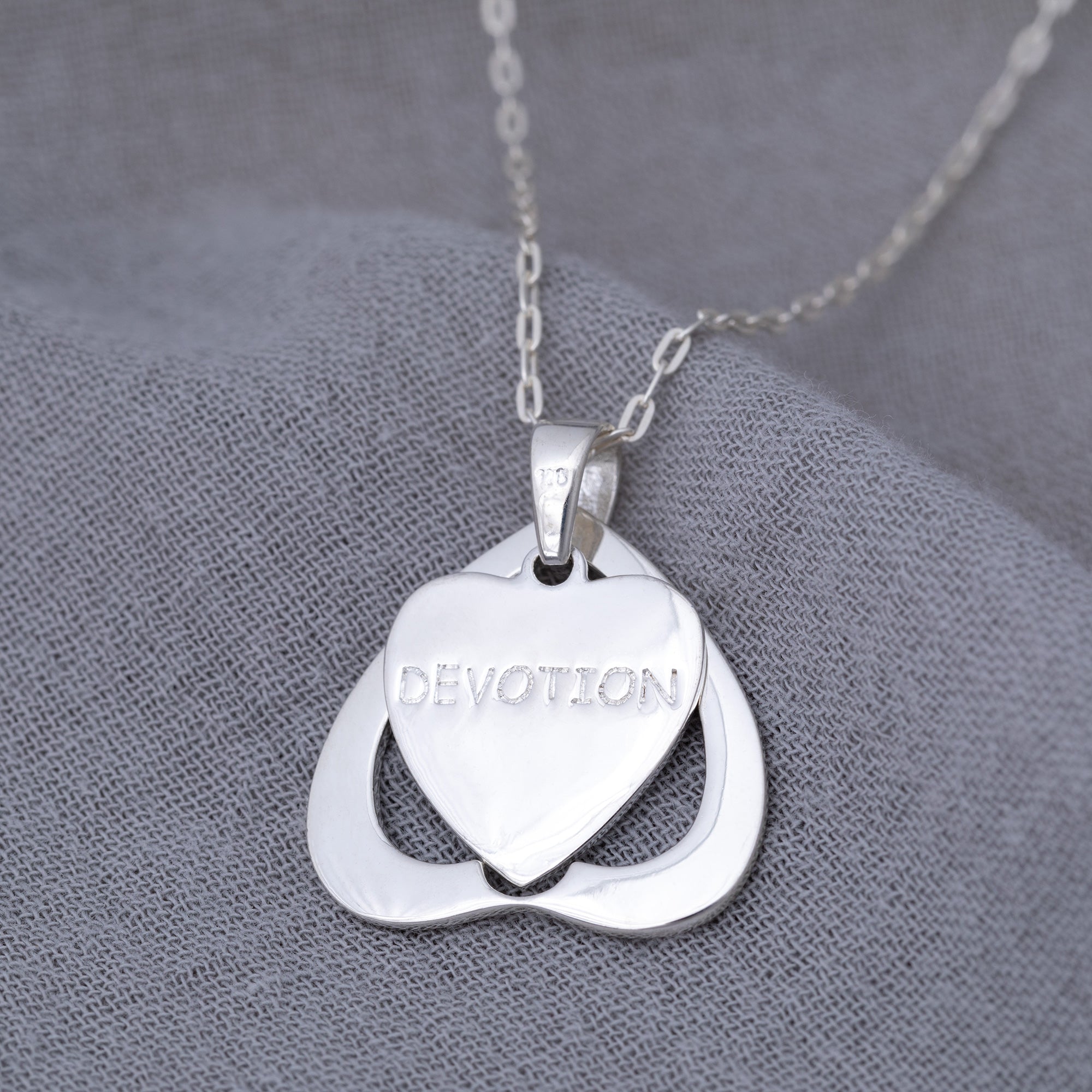 Sterling Tibetan Devoted Heart Necklace - Aaria Tees Aaria Tees