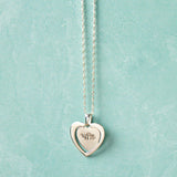 Sterling Tibetan Devoted Heart Necklace - Aaria Tees Aaria Tees
