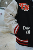 Manifest Varsity Jacket (Black) - Aaria Tees Aaria Tees