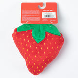 Strawberry Squeaker Dog Toy - Aaria Tees Aaria Tees