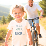 graphic tee | crawl walk bike - Aaria Tees Aaria Tees