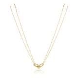 U Link Pave Necklace Aaria Tees