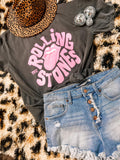 Pink Stones Comfort Colors Graphic Tee - Aaria Tees Aaria Tees