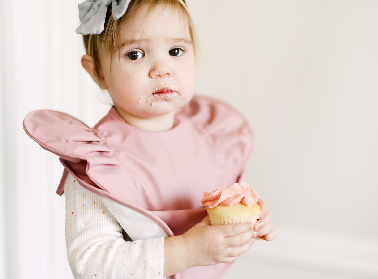 Peony Ruffle Angel Bib - Aaria Tees Aaria Tees