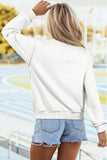 White Kentucky Graphic Mock Neck Reversible Sweatshirt - Aaria Tees Aaria Tees