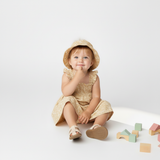 Organic Bucket Sun Hat - Yellow Blossom - Aaria Tees Aaria Tees