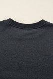 Carbon Grey Cowboy Queen Card Drop Shoulder Graphic Sweatshirt - Aaria Tees Aaria Tees