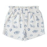 Organic Drop Shoulder Tee & Shorts Set - Coastal - Aaria Tees Aaria Tees