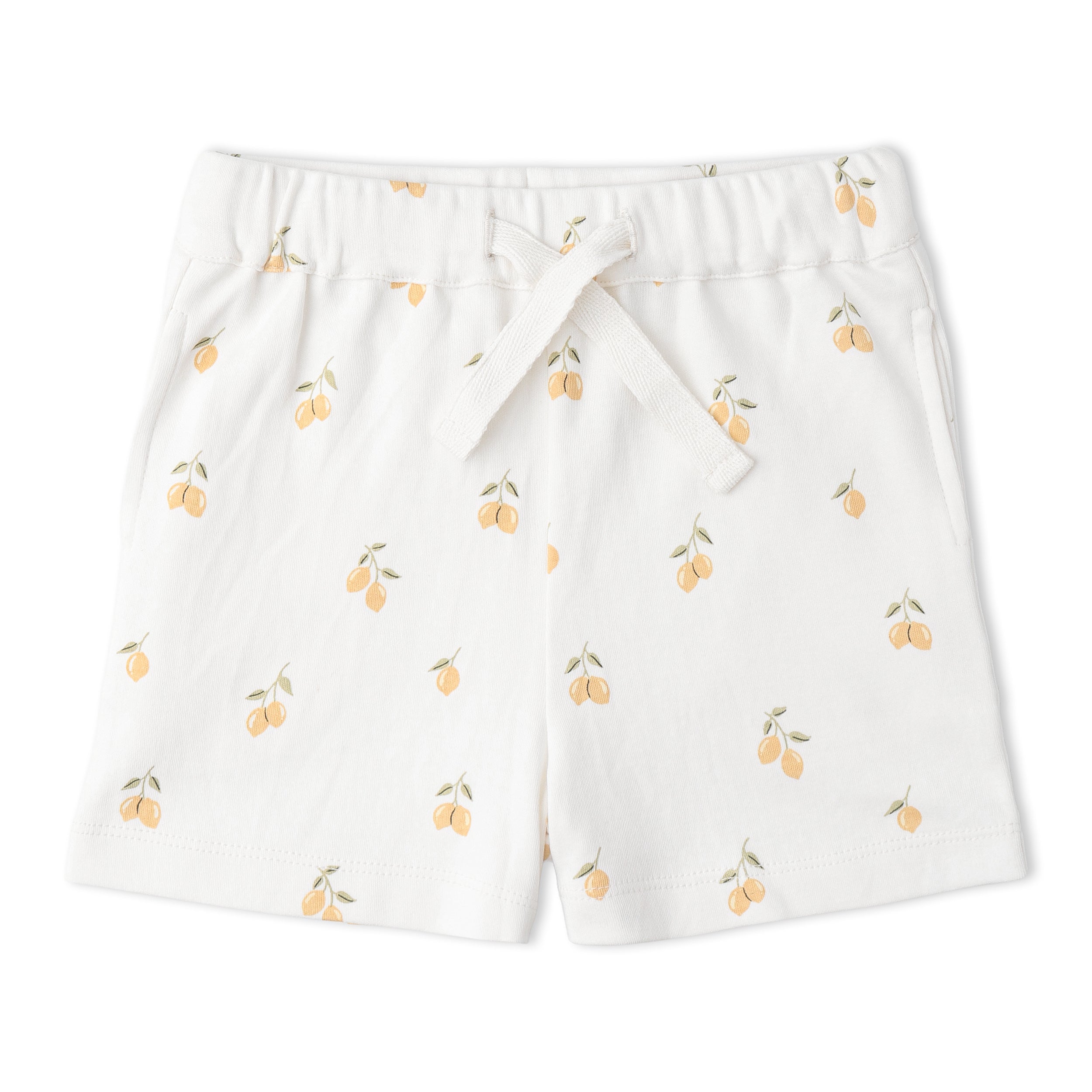 Organic Tee & Shorts Set - Lemons - Aaria Tees Aaria Tees
