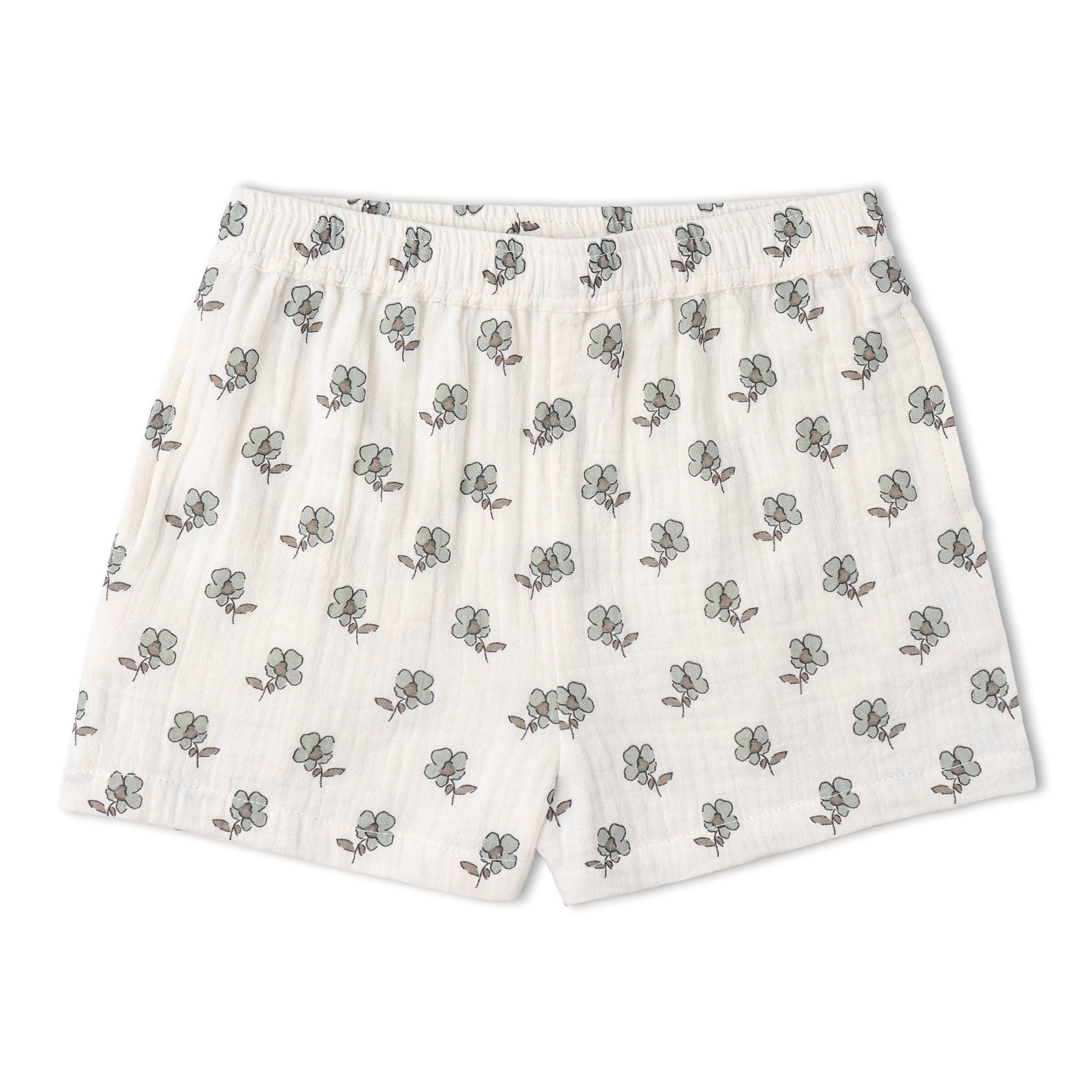 Organic Flutter Top & Shorts Set - Poppy - Aaria Tees Aaria Tees