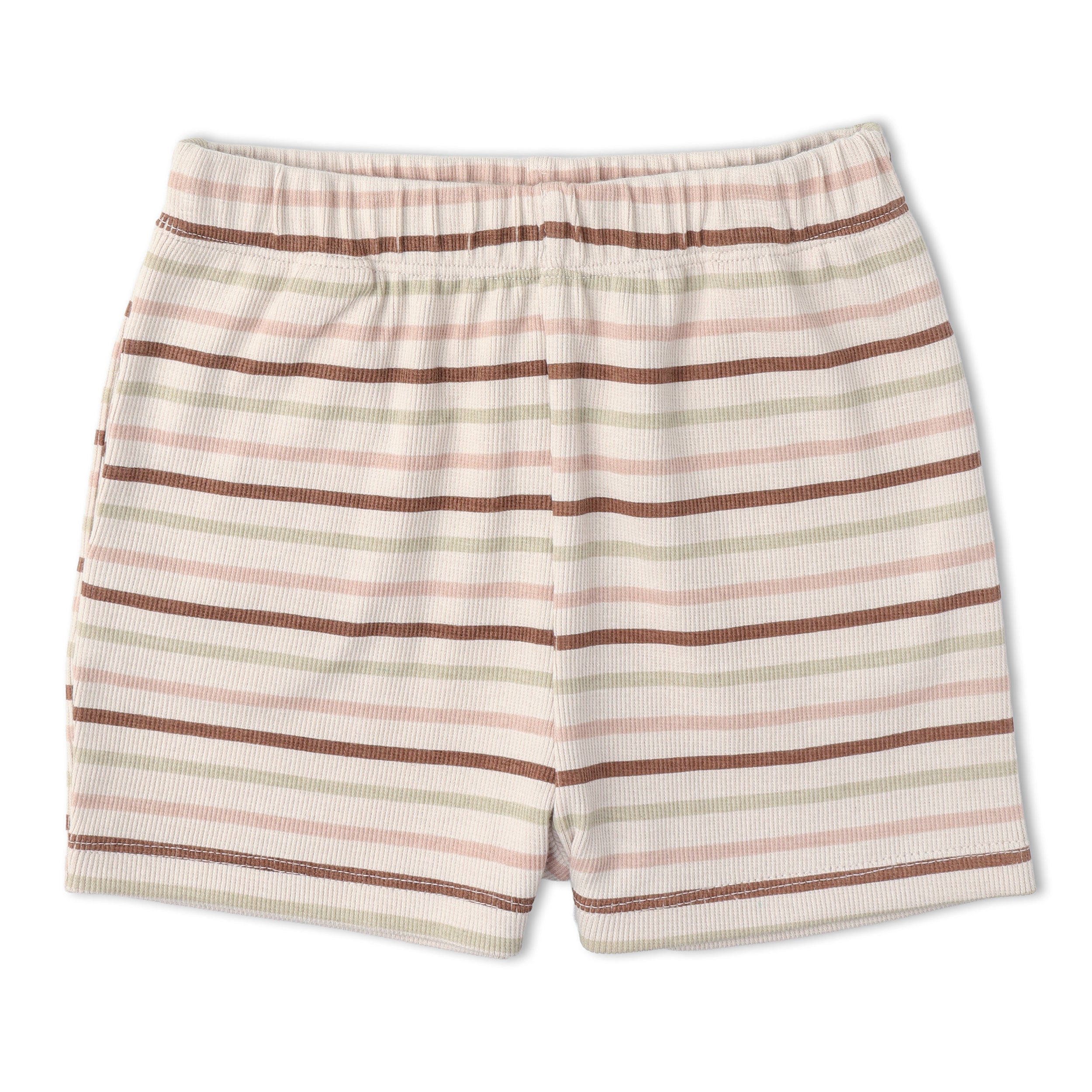 Organic Tank Top & Shorts Set - Terra Stripes - Aaria Tees Aaria Tees