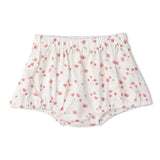 Organic Scalloped Top & Bloomers Set - Pink  Bloom - Aaria Tees Aaria Tees