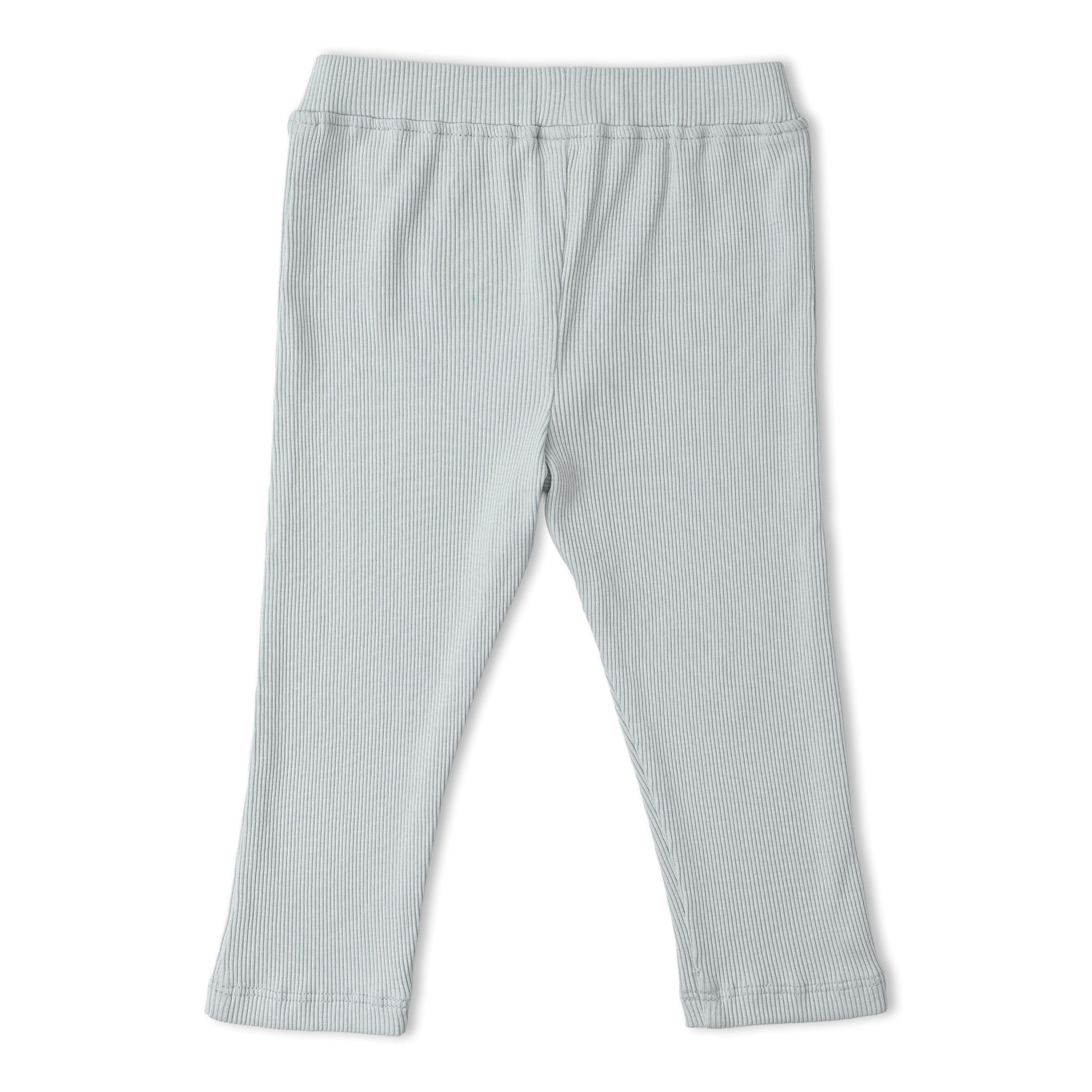 Organic Lace Collar Onesie & Tights Set - Fog - Aaria Tees Aaria Tees