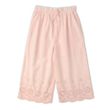 Organic Eyelet Top And Pant Set - Blush Eyelet - Aaria Tees Aaria Tees