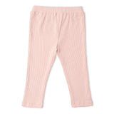 Organic Lace Collar Onesie & Tights Set - Blush - Aaria Tees Aaria Tees