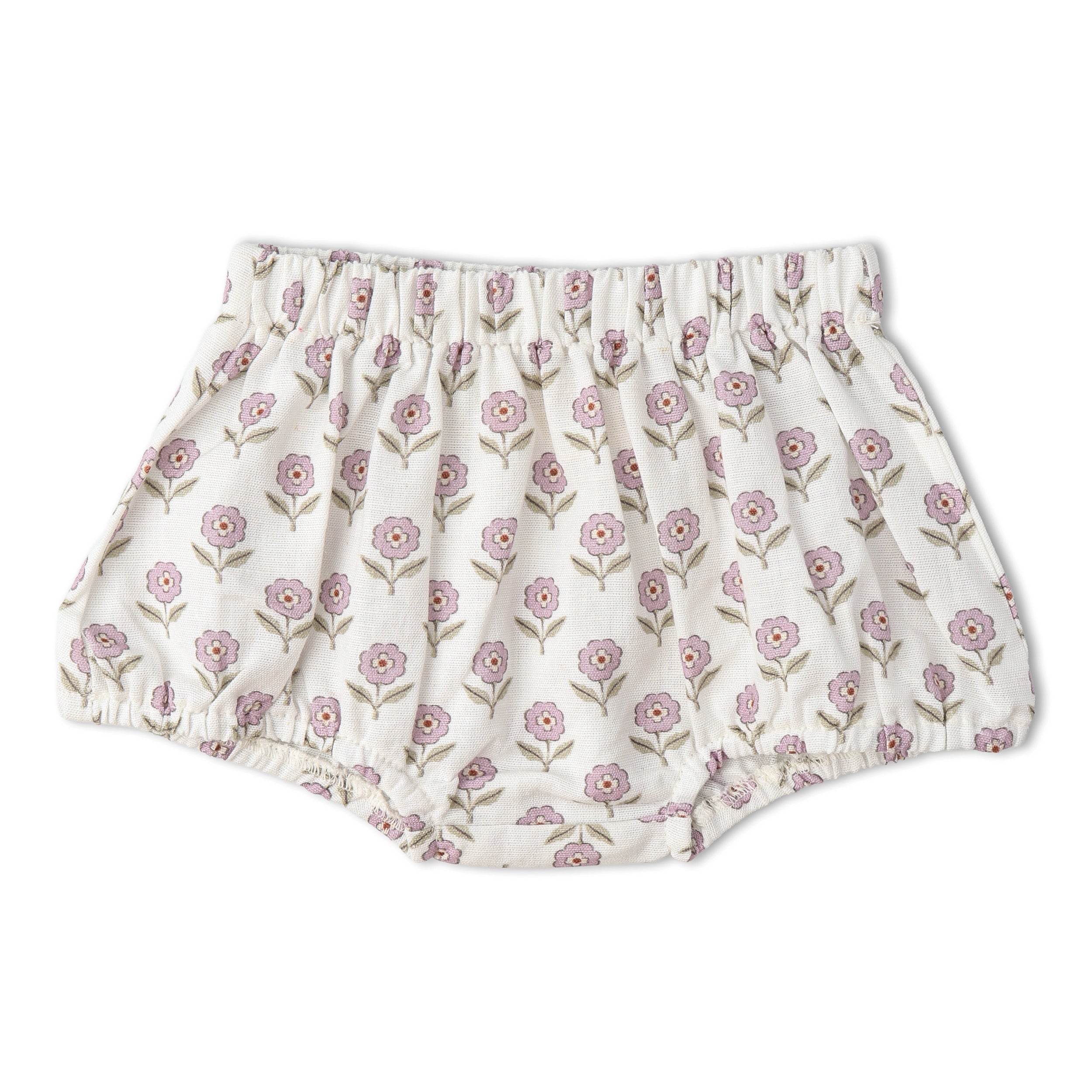 Organic Scalloped Top & Bloomers Set - Lavender - Aaria Tees Aaria Tees
