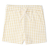 Organic Collar Tee & Shorts Set - Dotty Gingham - Aaria Tees Aaria Tees