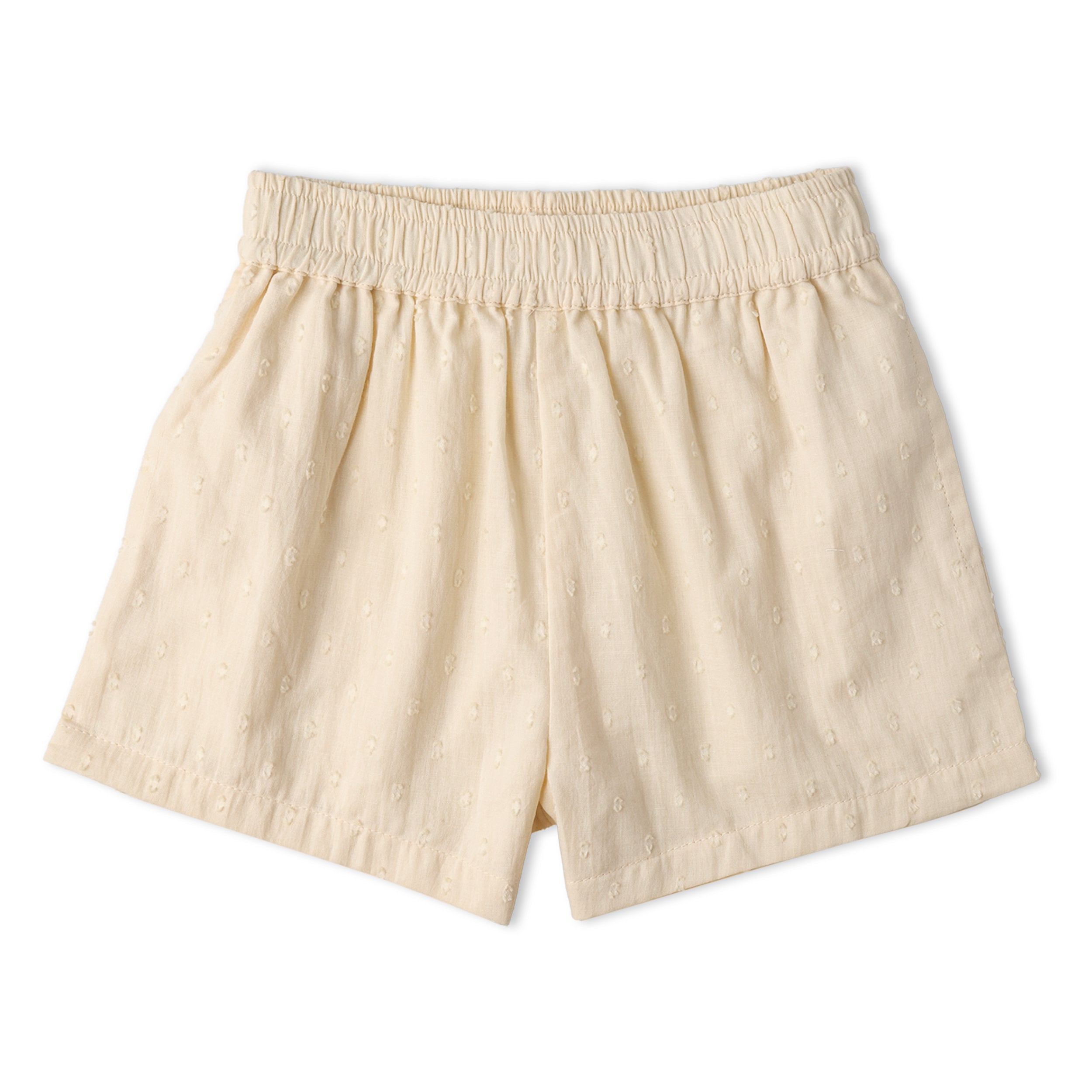 Organic Smocked Top & Shorts Set - Butter Yellow - Aaria Tees Aaria Tees