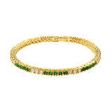 Josephine Emerald Tennis Bracelet Aaria Tees