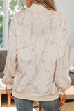 Khaki Western Print Camo Command Casual Sweatshirt Aaria Tees