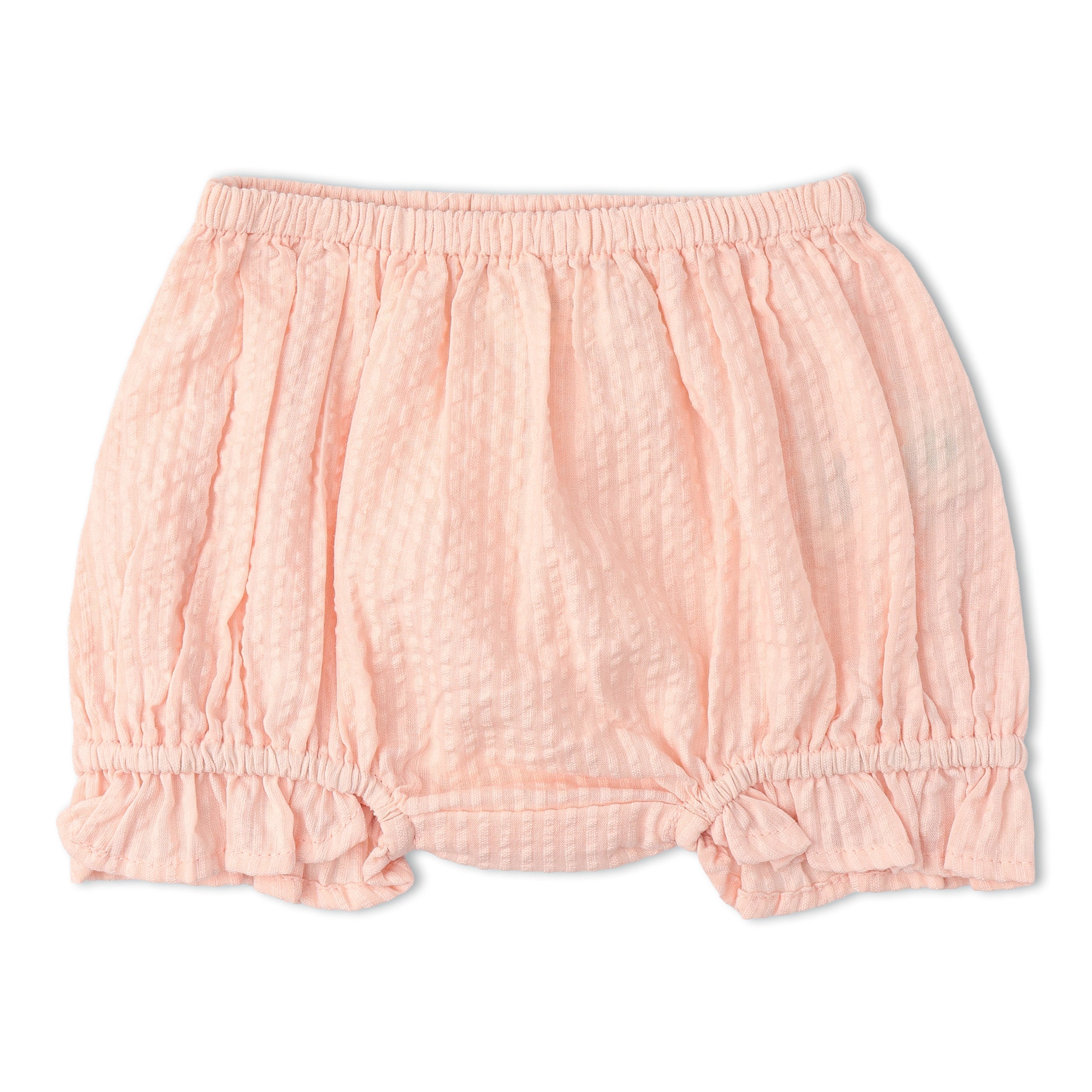 Organic Smocked Top And Bloomer Set - Blush - Aaria Tees Aaria Tees