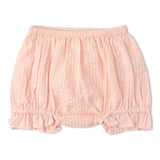 Organic Smocked Top And Bloomer Set - Blush - Aaria Tees Aaria Tees