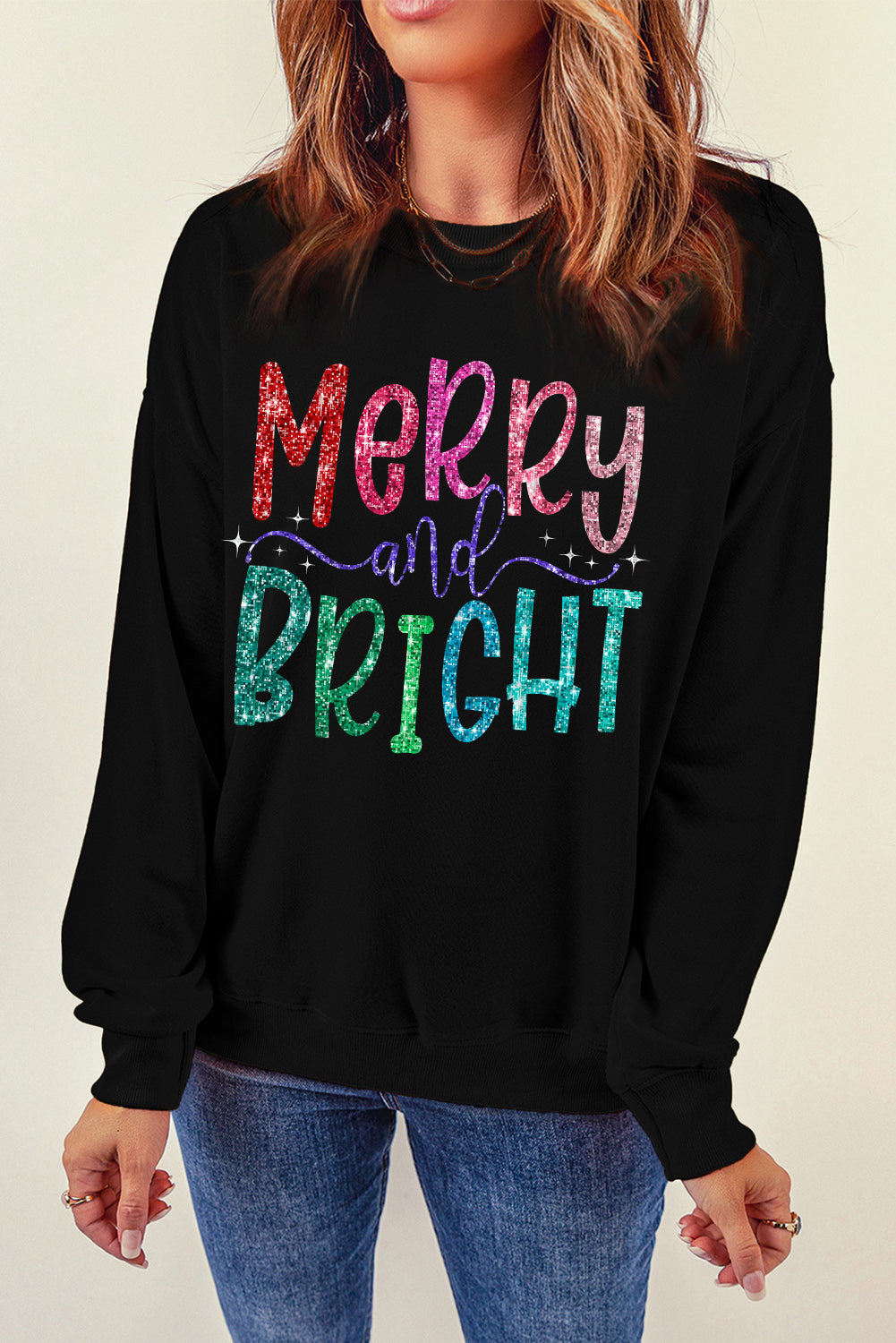 Harper Bright Graphic Christmas Pullover - Aaria Tees