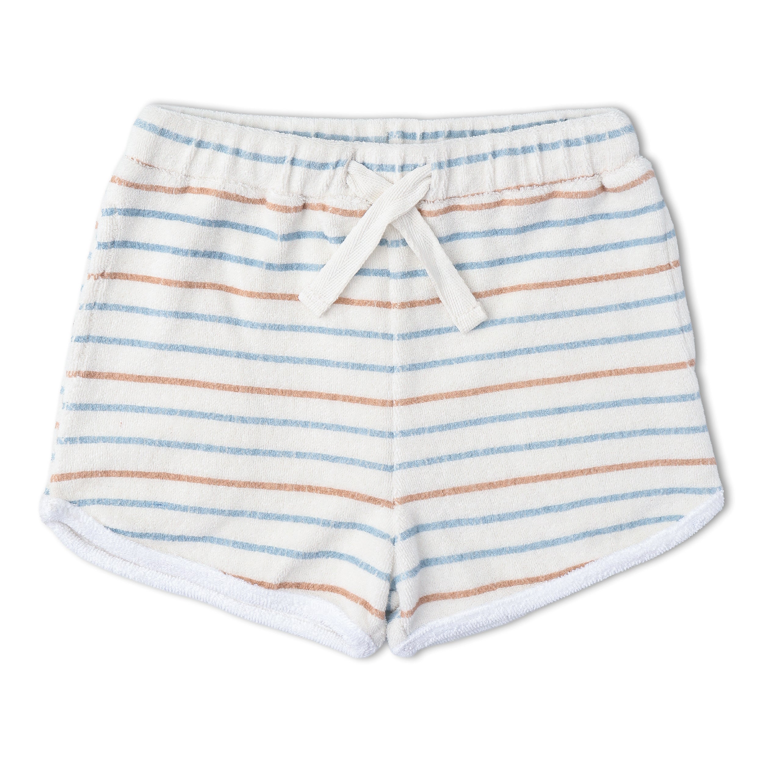 Organic Sleeveless Tee & Shorts Set - Cabana Stripes - Aaria Tees Aaria Tees