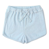 Organic Sleeveless Tee & Shorts Set - Light Blue - Aaria Tees Aaria Tees