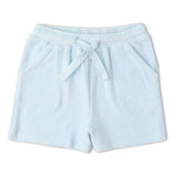 Organic Terry Tee & Shorts Set - Light Blue - Aaria Tees Aaria Tees