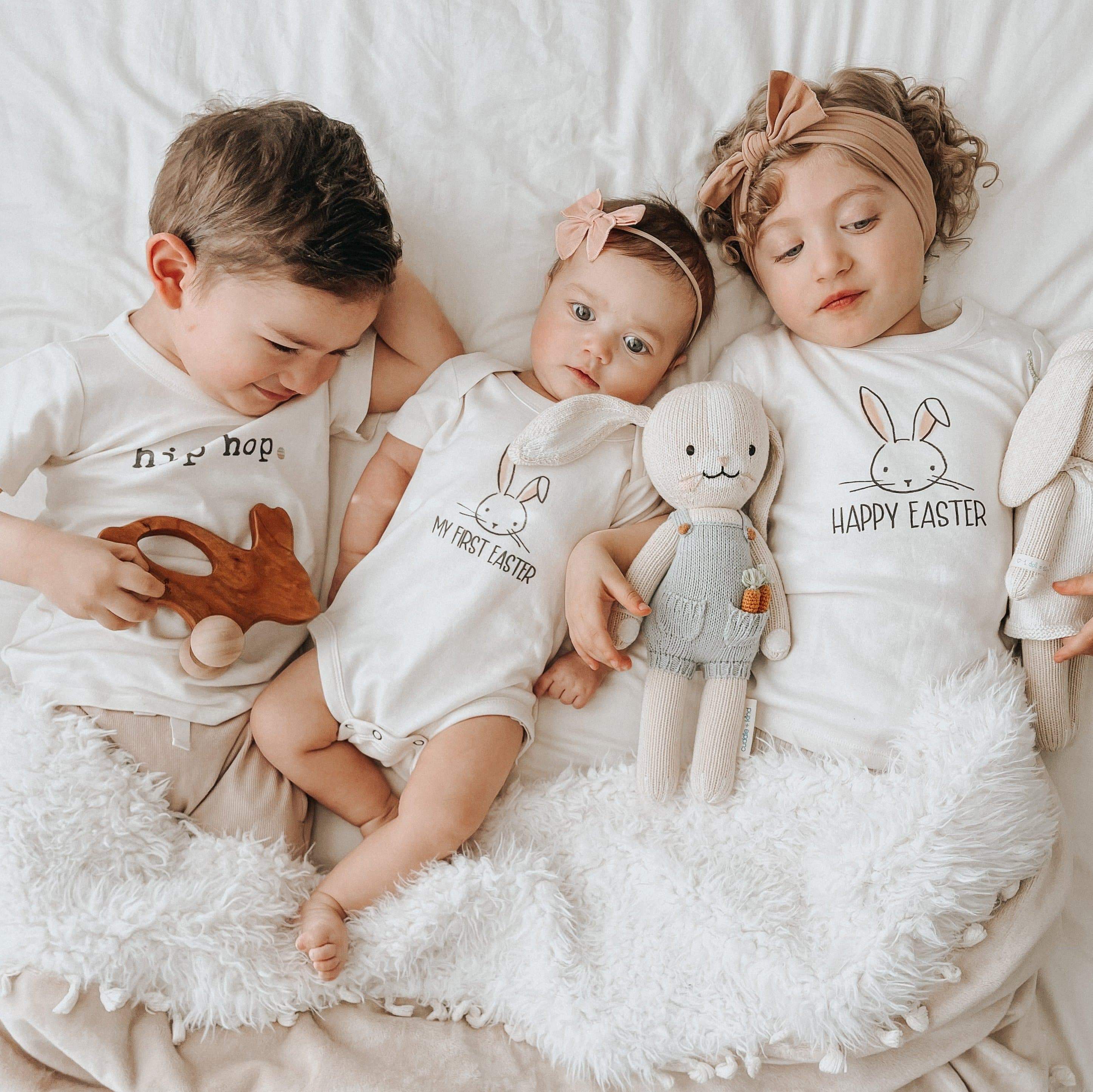 graphic tee | happy easter - Aaria Tees Aaria Tees