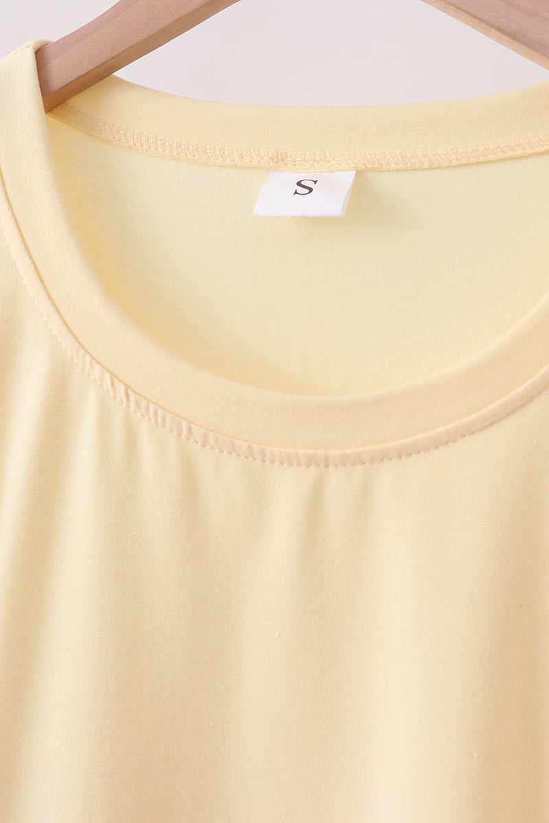 Buttercup scalloped women shorts set - Aaria Tees Aaria Tees