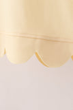 Buttercup scalloped women shorts set - Aaria Tees Aaria Tees