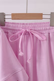 Pink scalloped mom&me shorts set - Aaria Tees Aaria Tees