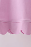 Pink scalloped mom&me shorts set - Aaria Tees Aaria Tees