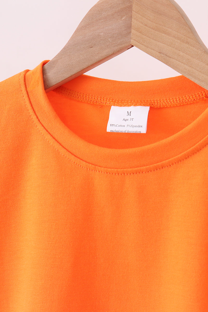Orange scalloped shorts set - Aaria Tees Aaria Tees