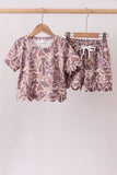 Camouflage scalloped shorts set - Aaria Tees Aaria Tees