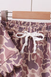 Camouflage scalloped shorts set - Aaria Tees Aaria Tees