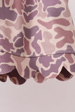 Camouflage scalloped shorts set - Aaria Tees Aaria Tees