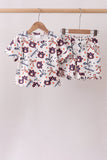 Auburn scalloped shorts set - Aaria Tees Aaria Tees