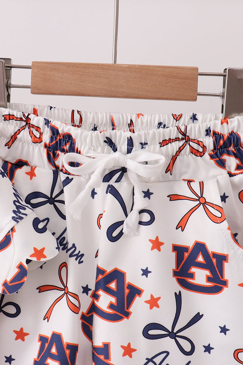 Auburn scalloped shorts set - Aaria Tees Aaria Tees