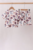 Auburn scalloped shorts set - Aaria Tees Aaria Tees