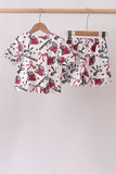 Alabama scalloped shorts set - Aaria Tees Aaria Tees