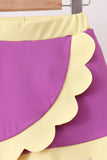 Purple Performance Scalloped Skorts Set - Aaria Tees Aaria Tees