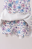 Floral Performance Scalloped Tank Dress - Aaria Tees Aaria Tees