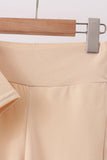 Khaki scalloped active pants set - Aaria Tees Aaria Tees